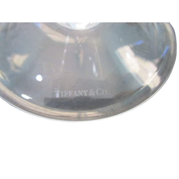 Tiffany Crystal Classic Home Burgundy Wine Pulled Stem Applied Foot EUC - Picture 3 of 16